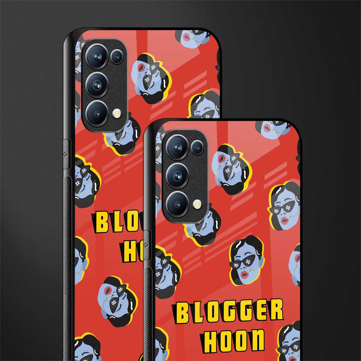 blogger hoon back phone cover | glass case for oppo reno 5