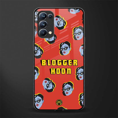 blogger hoon back phone cover | glass case for oppo reno 5