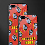 blogger hoon glass case for iphone 8 plus image-2