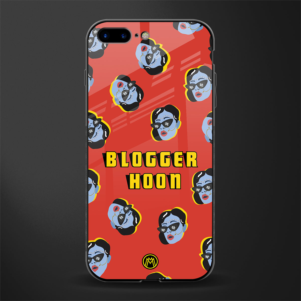 blogger hoon glass case for iphone 8 plus image