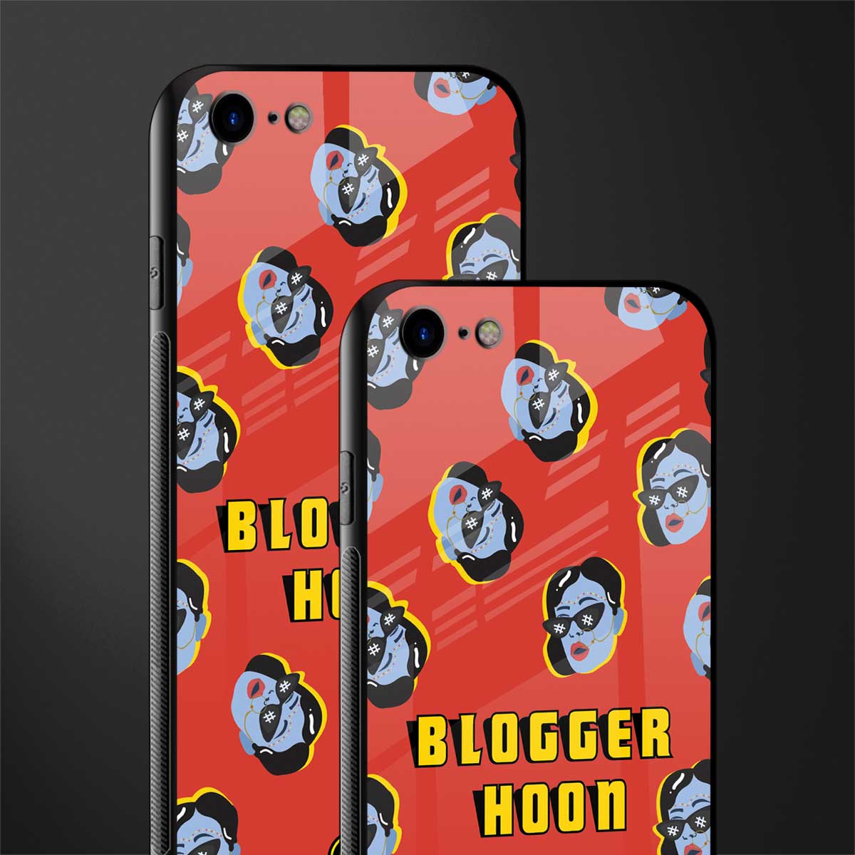 blogger hoon glass case for iphone se 2020 image-2