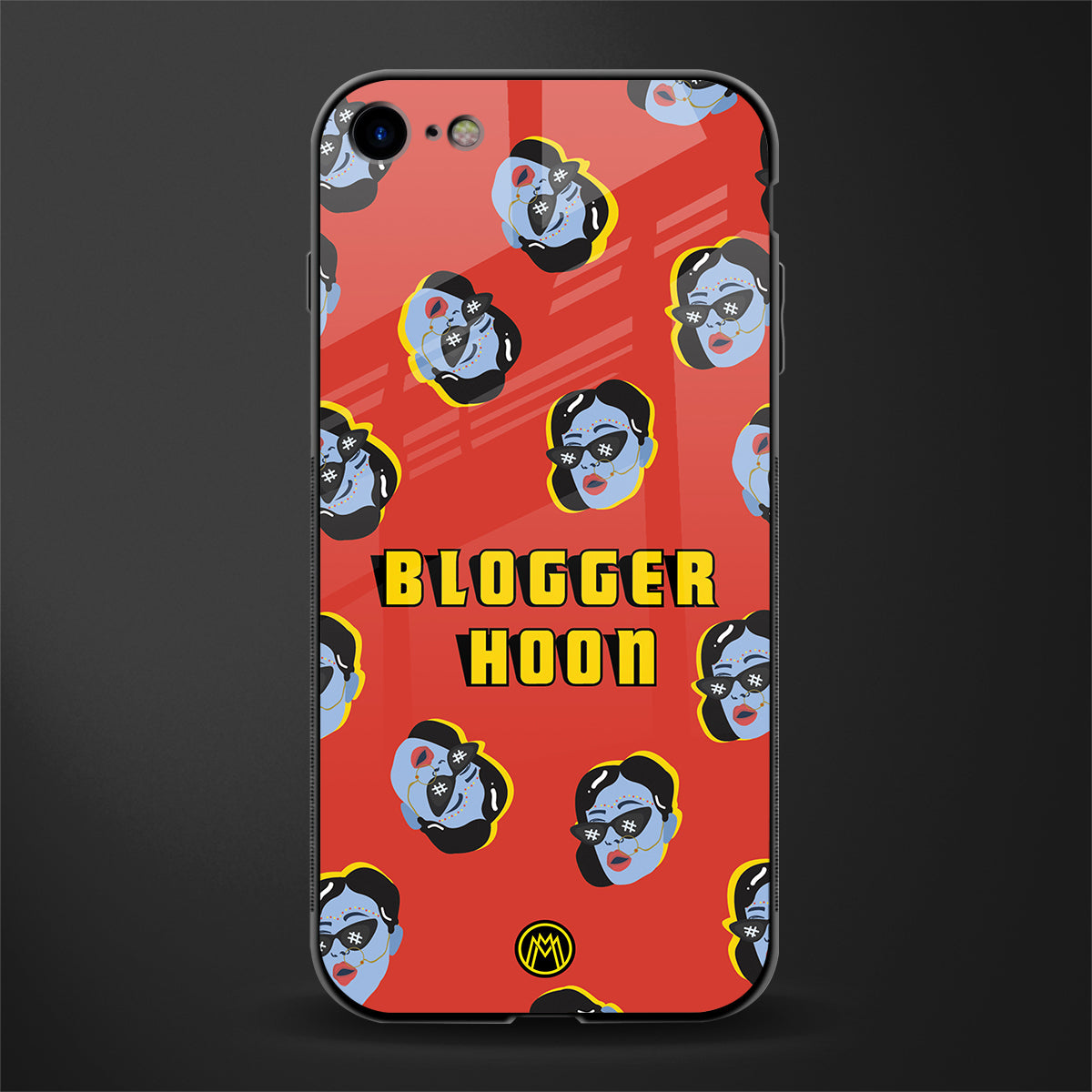 blogger hoon glass case for iphone se 2020 image