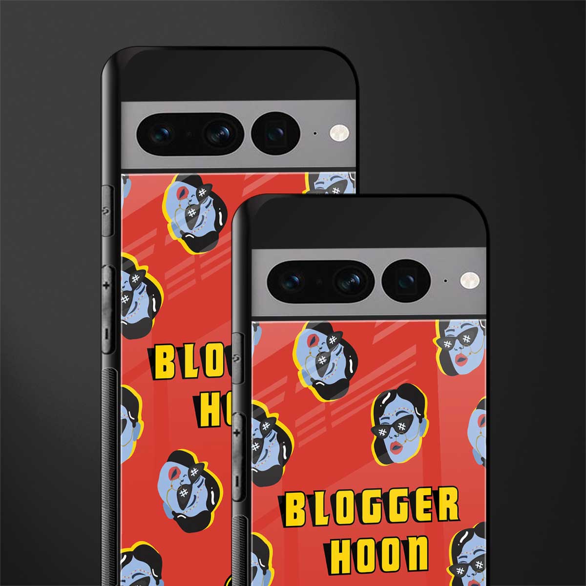 blogger hoon back phone cover | glass case for google pixel 7 pro