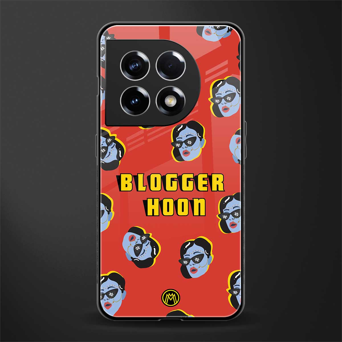 blogger hoon back phone cover | glass case for oneplus 11