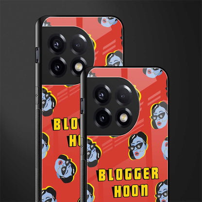 blogger hoon back phone cover | glass case for oneplus 11r