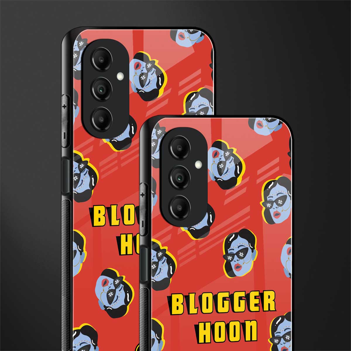 blogger hoon back phone cover | glass case for samsung galaxy a14 5g