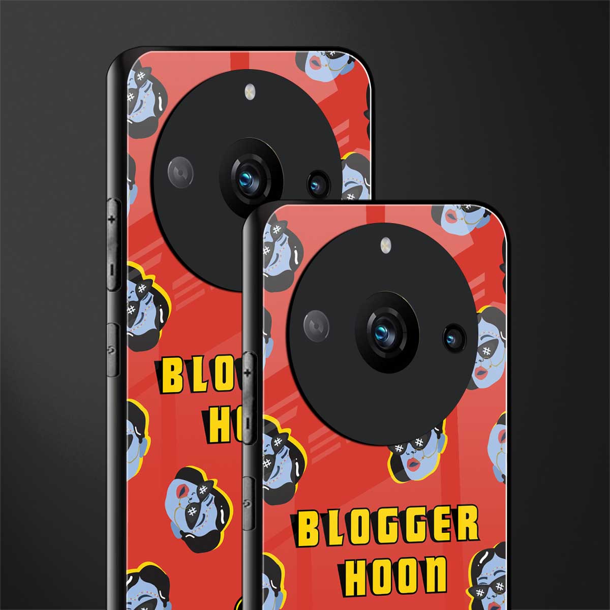 blogger hoon back phone cover | glass case for realme 11 pro 5g