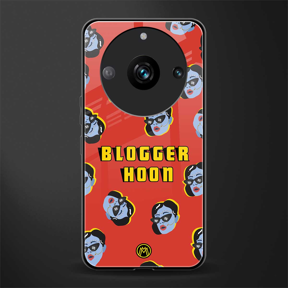 blogger hoon back phone cover | glass case for realme 11 pro 5g