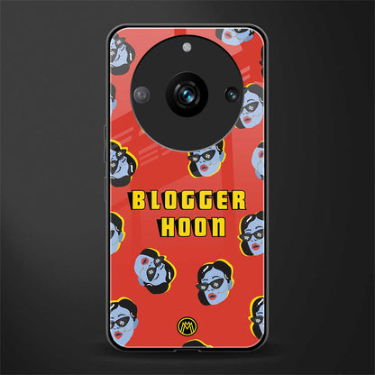 blogger hoon back phone cover | glass case for realme 11 pro 5g