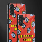 blogger hoon back phone cover | glass case for samsun galaxy a24 4g