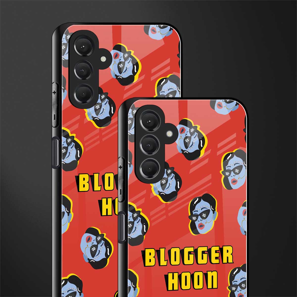 blogger hoon back phone cover | glass case for samsun galaxy a24 4g