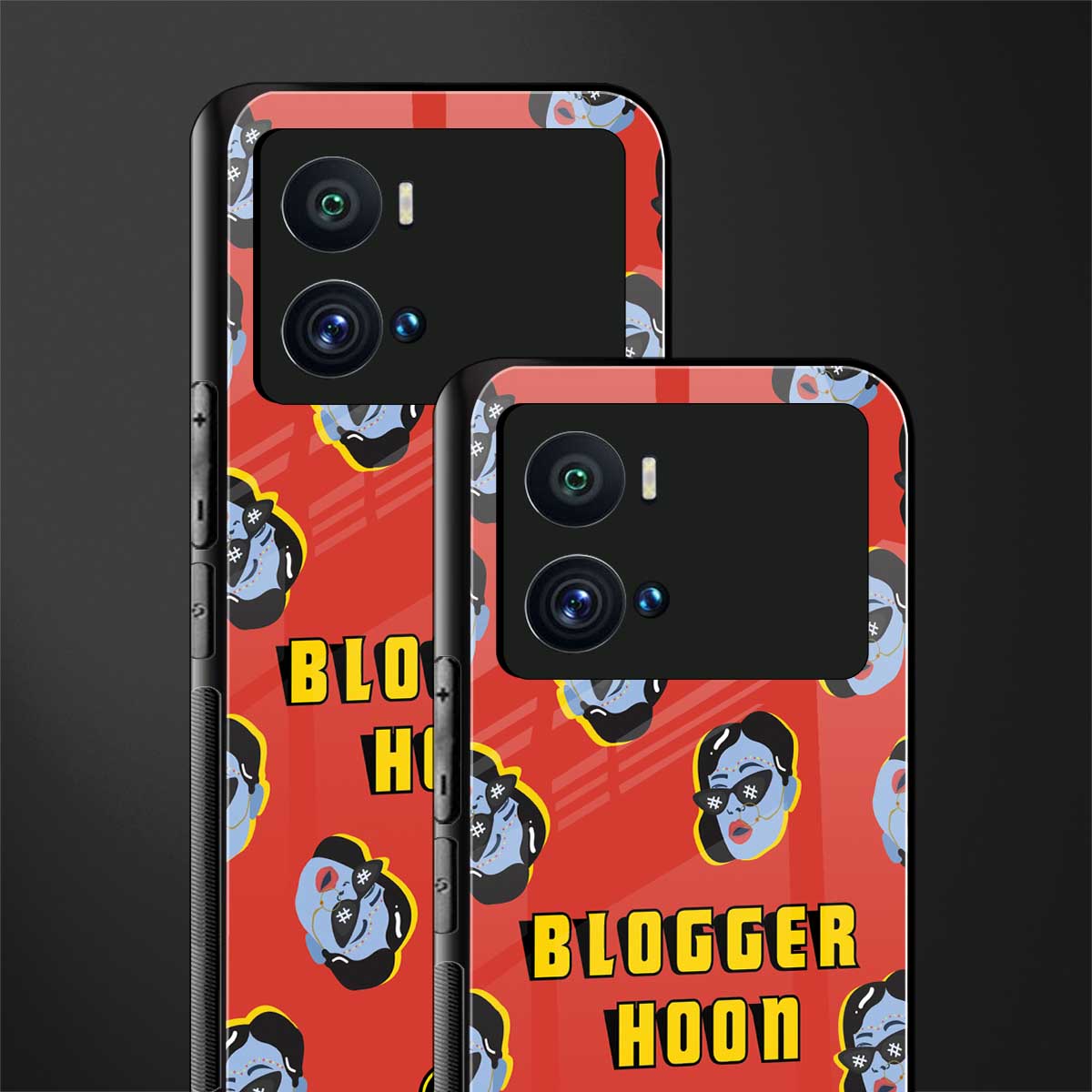 blogger hoon back phone cover | glass case for iQOO 9 Pro