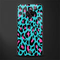 blue leopard fur glass case for vivo s1 pro image
