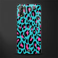 blue leopard fur glass case for vivo z1x image