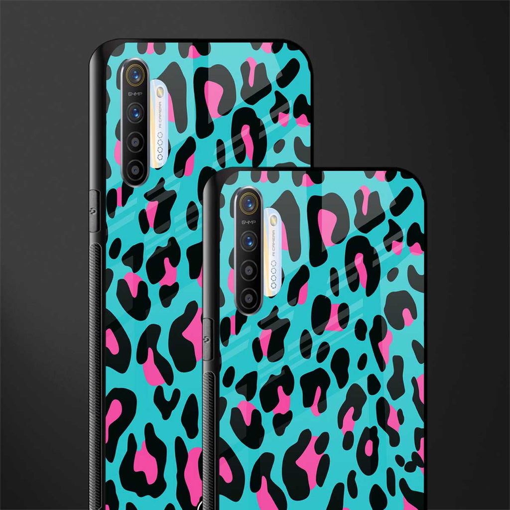 blue leopard fur glass case for realme x2 image-2