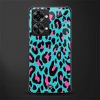 blue leopard fur glass case for phone case | glass case for oneplus nord 2t 5g