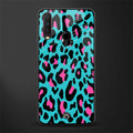 blue leopard fur glass case for vivo y12 image