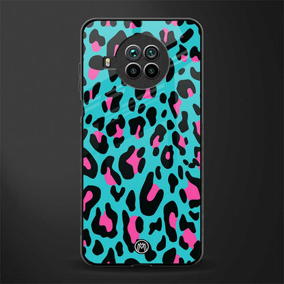 blue leopard fur glass case for mi 10i image