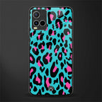 blue leopard fur glass case for vivo y21t image