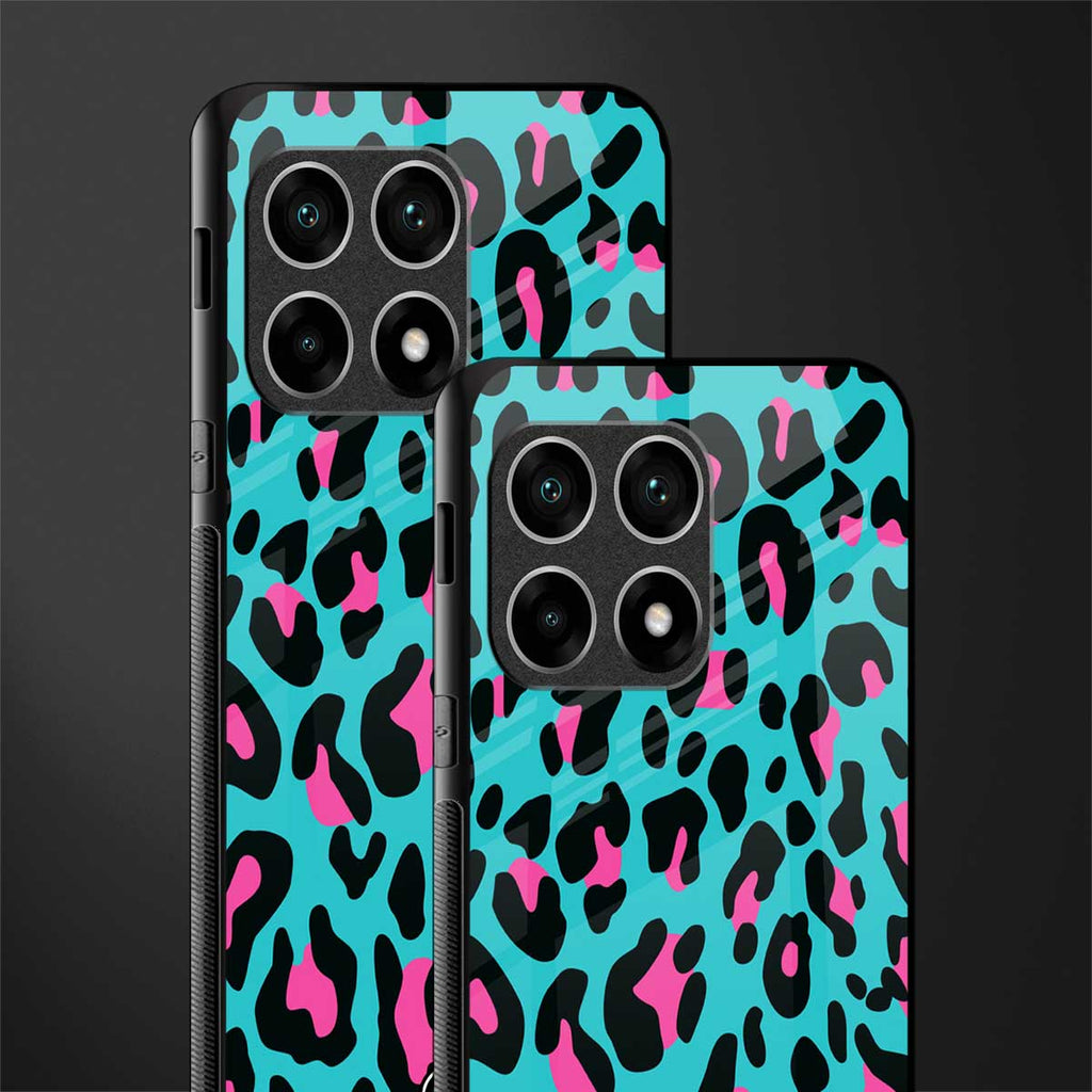 blue leopard fur glass case for oneplus 10 pro 5g image-2