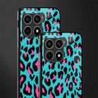 blue leopard fur glass case for oneplus 10 pro 5g image-2