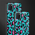 blue leopard fur glass case for samsung galaxy note 10 lite image-2