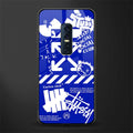 blue travis scott x anti social social club glass case for vivo v17 pro image