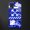 blue travis scott x anti social social club back phone cover | glass case for vivo y73
