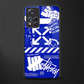blue travis scott x anti social social club glass case for poco m4 pro 5g image