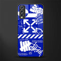 blue travis scott x anti social social club glass case for vivo y20i vivo y20t image