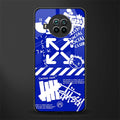 blue travis scott x anti social social club glass case for mi 10i image