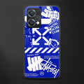 blue travis scott x anti social social club back phone cover | glass case for oneplus nord ce 2 lite 5g