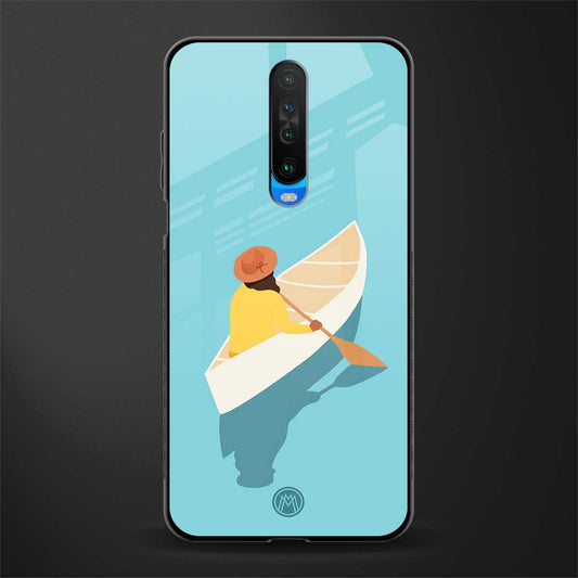 boat girl glass case for poco x2 image