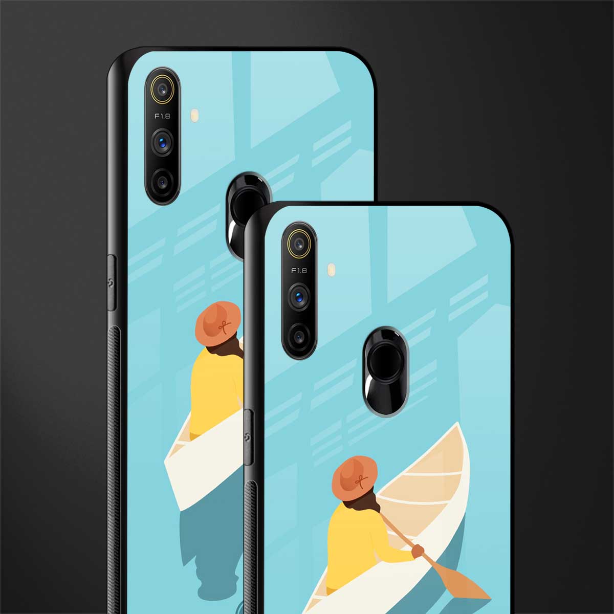 boat girl glass case for realme narzo 20a image-2
