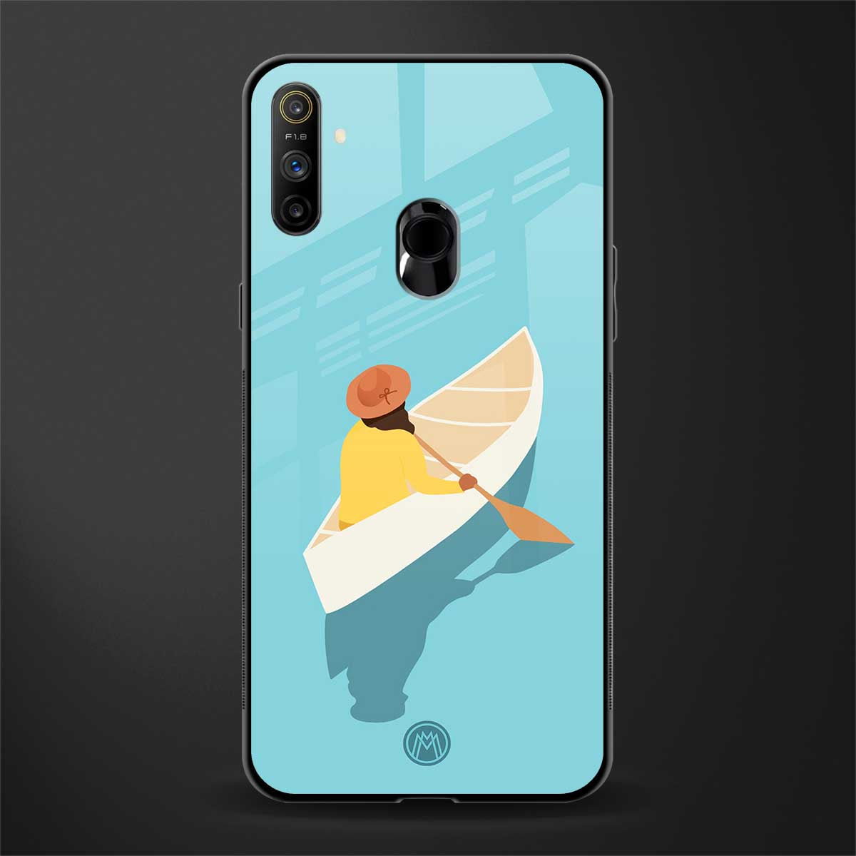 boat girl glass case for realme narzo 20a image