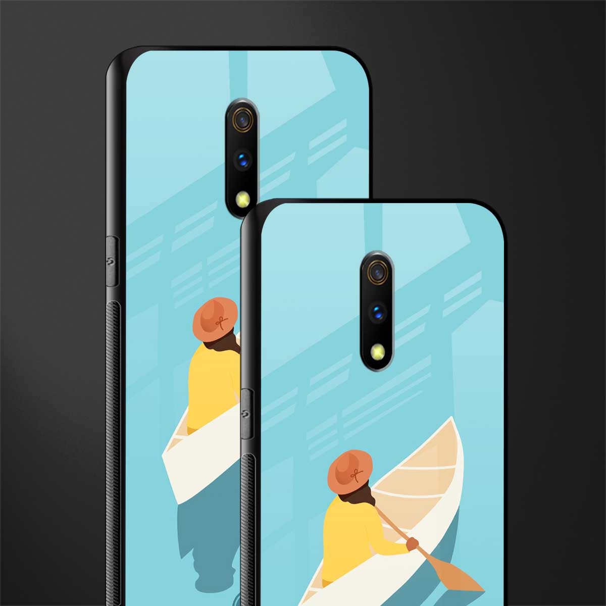 boat girl glass case for oppo k3 image-2