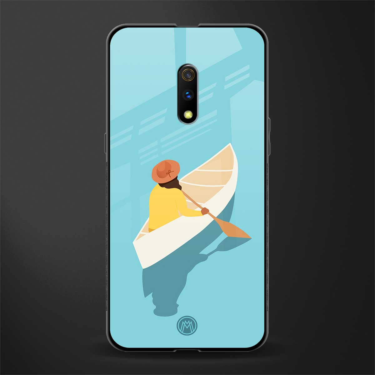 boat girl glass case for oppo k3 image