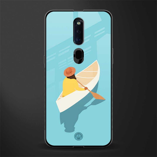 boat girl glass case for oppo f11 pro image