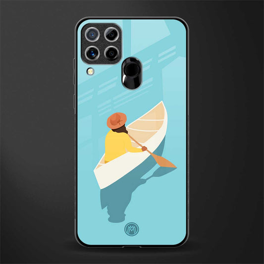 boat girl glass case for realme c15 image
