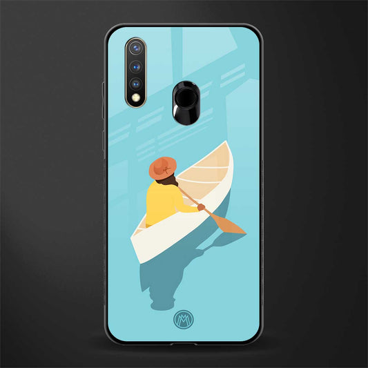boat girl glass case for vivo y19 image
