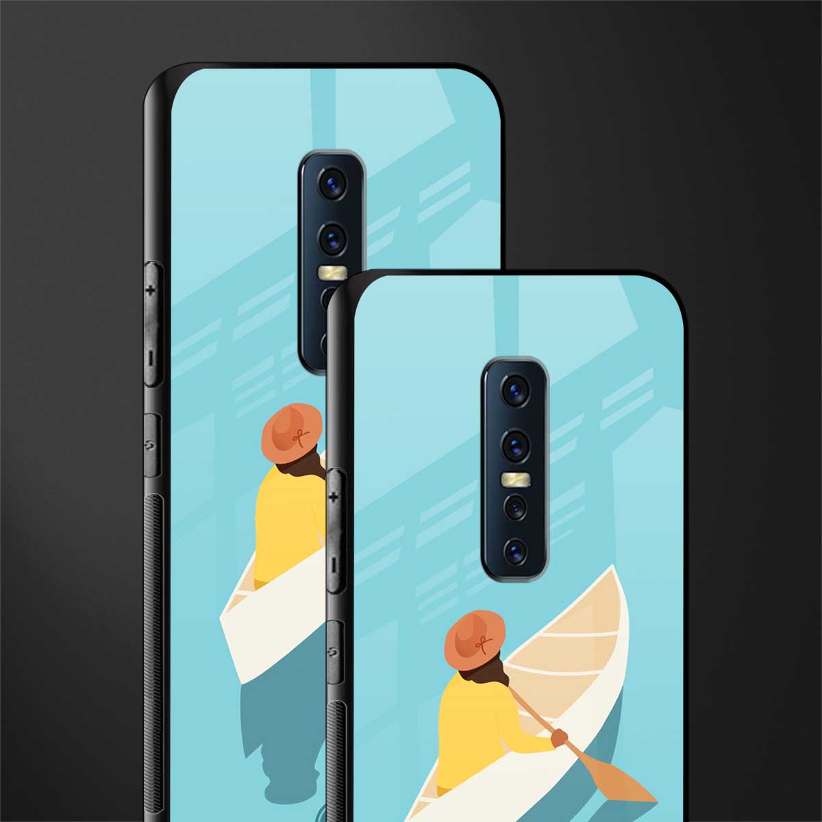 boat girl glass case for vivo v17 pro image-2