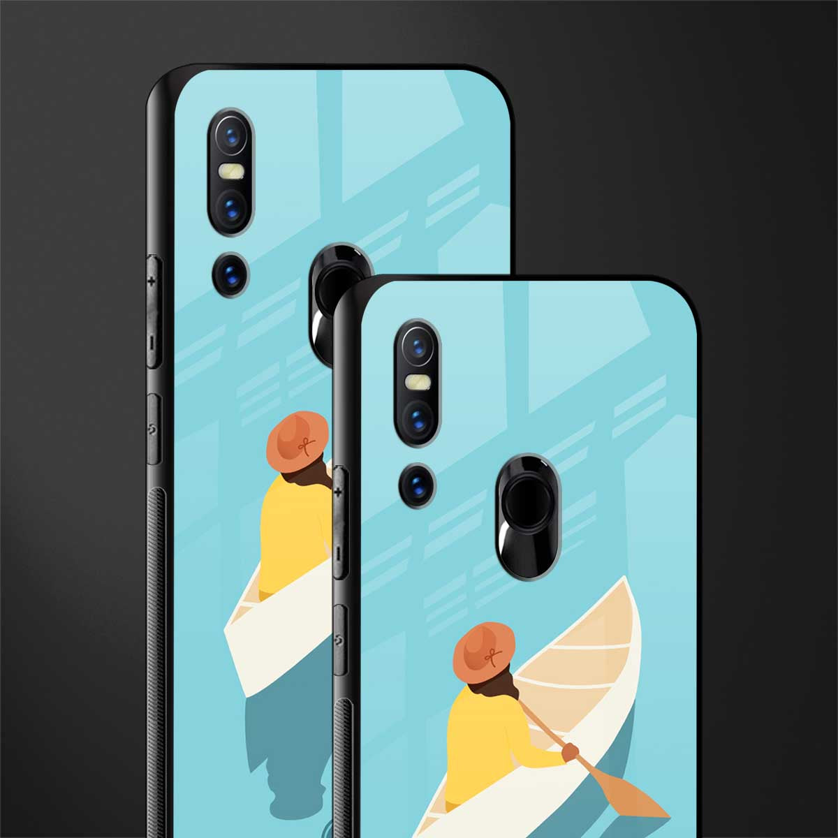 boat girl glass case for vivo v15 image-2