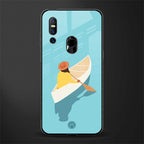 boat girl glass case for vivo v15 image