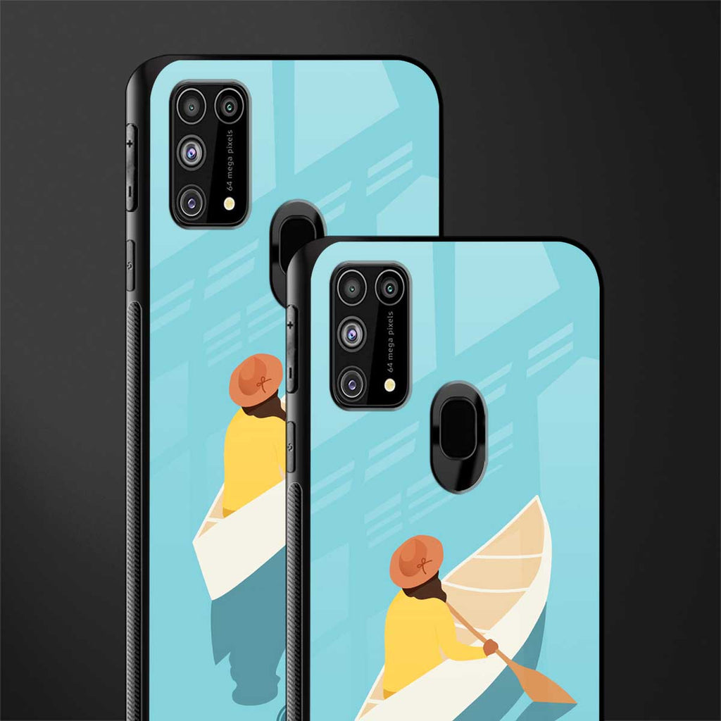 boat girl glass case for samsung galaxy m31 prime edition image-2