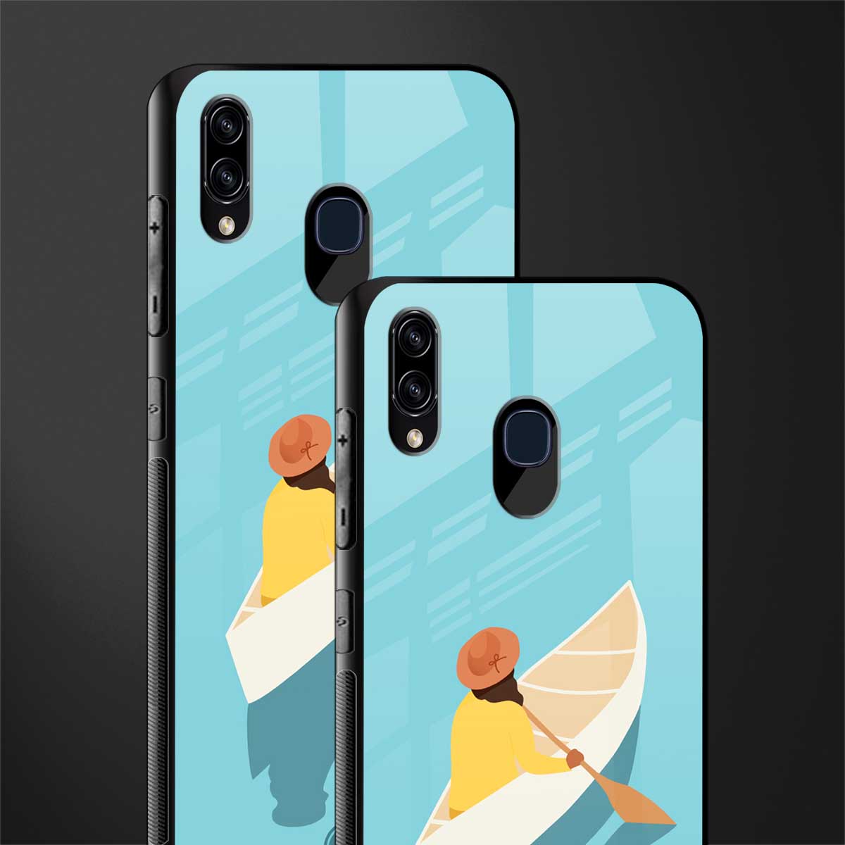 boat girl glass case for samsung galaxy a30 image-2