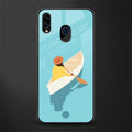 boat girl glass case for samsung galaxy m10s image