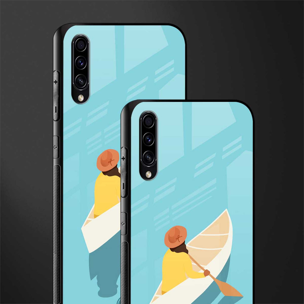 boat girl glass case for samsung galaxy a70s image-2
