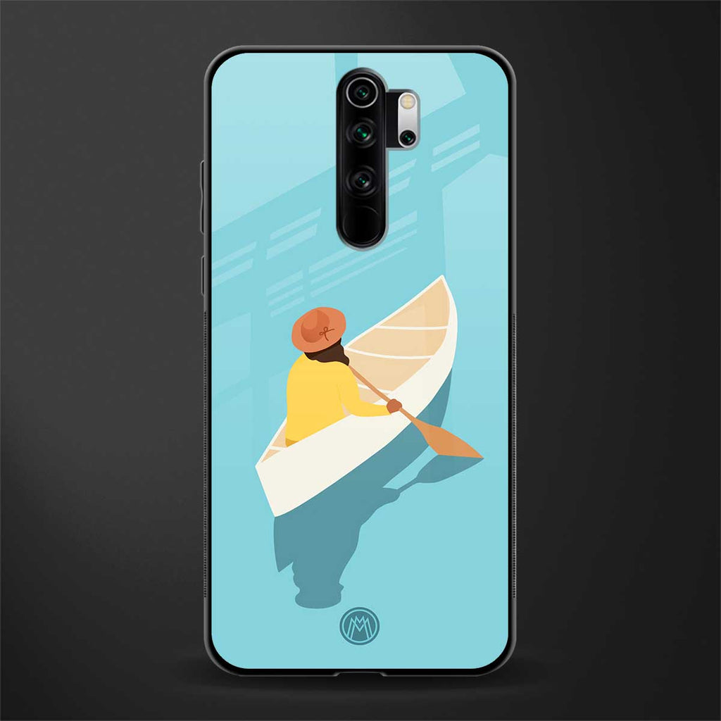 boat girl glass case for redmi note 8 pro image