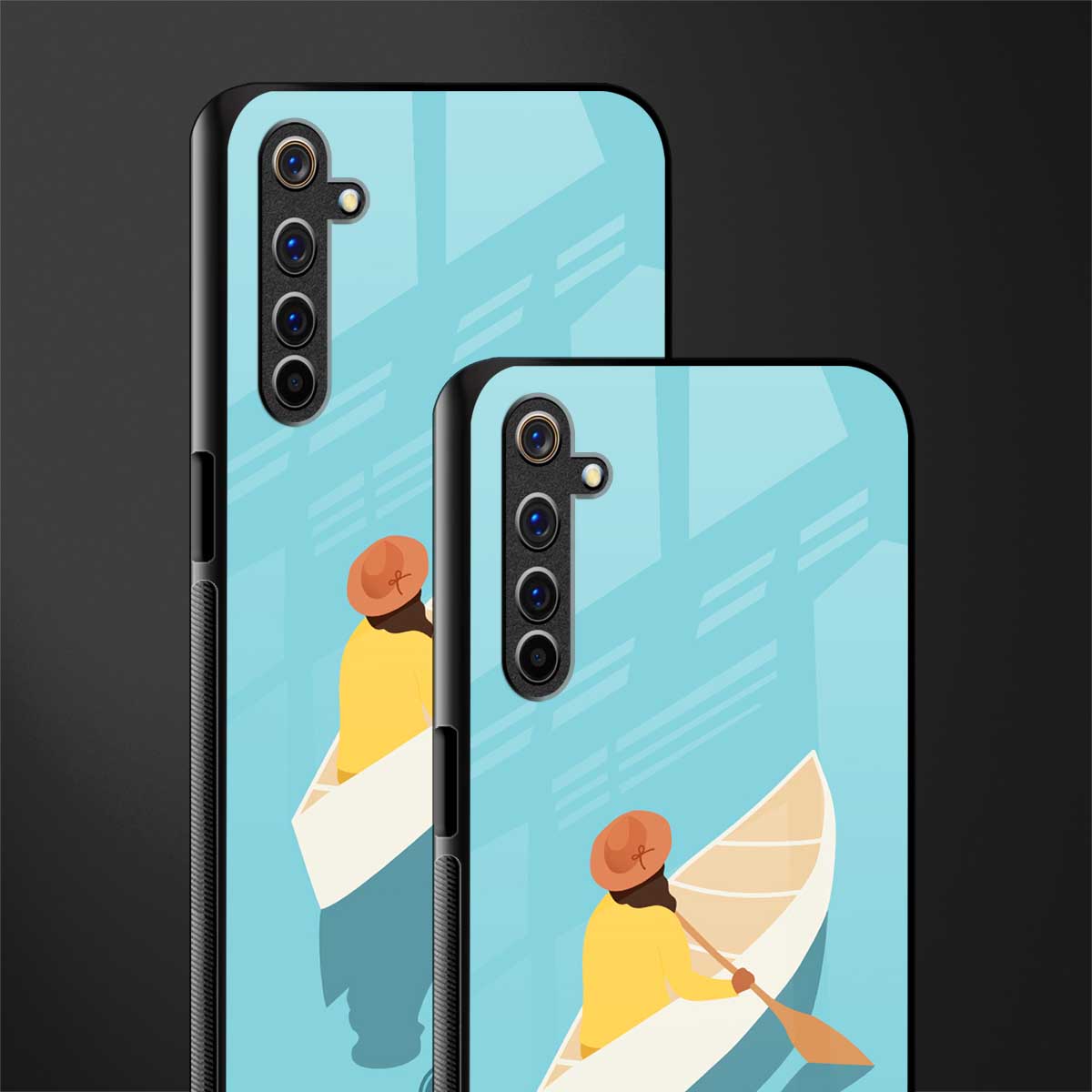 boat girl glass case for realme 6i image-2