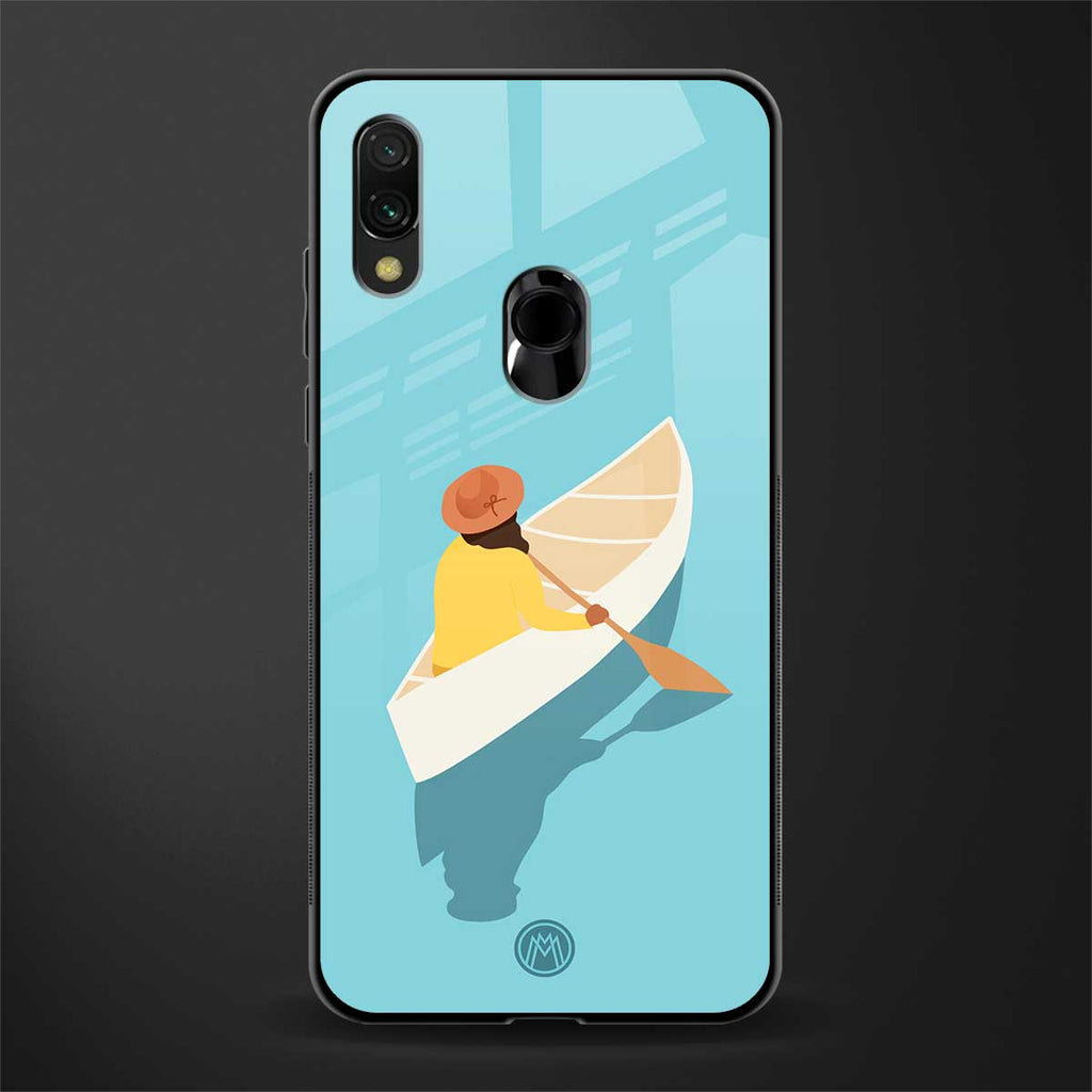 boat girl glass case for redmi note 7 pro image